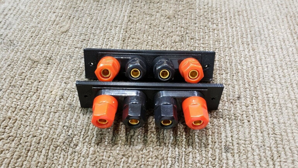 Yamaha M-4 Speaker Terminal Upgrade to Banana Plugs