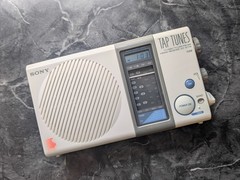 Sony Tap Tunes ICF-S77W ~ 4 Band Water-Resistant Radio Receiver FM / AM / ANLGTV