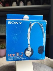 Sony MDR-3L2 Vintage Walkman Headphones x2 + Original Box & Manual – TPS-L2 Era