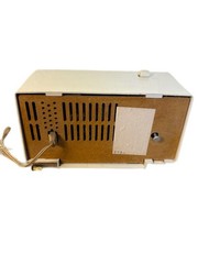 Vintage General Electric Model C-403 5-Tube AM Radio Alarm Clock US Made MCM