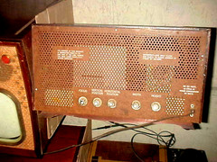ANTIQUE TV HALLICRAFTERS 1948 7 INCH WOOD CABINET