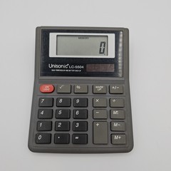 Unisonic LC-5504 Dual Power/Solar And Battery Backup Calculator Malaysia