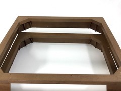 Fisher DS-825 Floor Speaker Stands Risers Base 13.5 x 11.5 x 2 Original Vintage