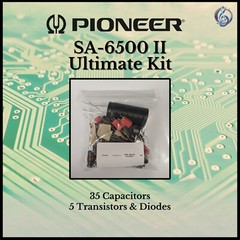 Pioneer SA-6500 II Integrated Amp Ultimate Upgrade Kit Genuine Parts Restoration