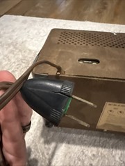 National SW-54 Shortwave/AM Multi-Band Tube Radio Powers On Untested