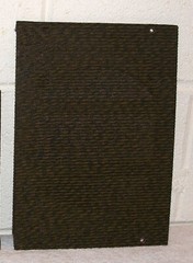 PAIR Vintage Metal Frame 8″ Speaker Baffle Grills w Cloth for Box, Wall, Ceiling