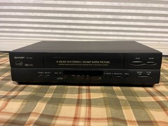 Sharp VC-H960U VHS VCR Tested Works 4 Head Hi-Fi Stereo