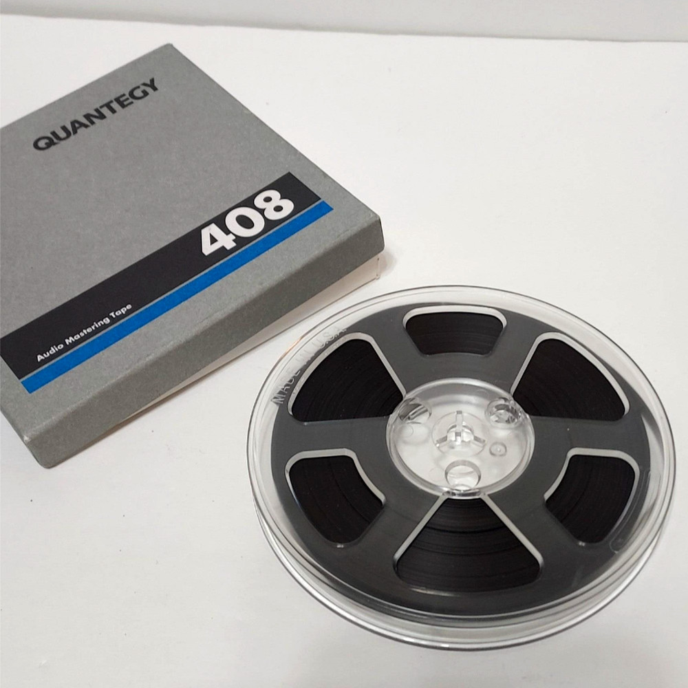 Quantegy 408 1/4”x600 5″ Reel Analog Audio Mastering Tape