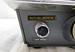 Sony 7″ TV-740 Black White Television UHF VHF Vintage 1970’s WORKS