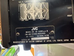 JVC AM/FM Stereo Receiver S.E.A Graphic Equalizer JR-S300 Mark II