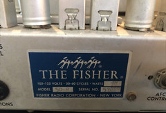 The Fisher Fisher Model 50-R Tube AM/FM Tuner perfect working condition