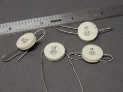 Allen Bradley? Ceramic Disc Capacitor? .01 UF? Unknown Voltage Qty 4 NOS