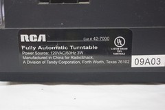 RCA LAB-1200 Fully Automatic Belt Drive Turntable Record Player