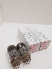 Matched Pair of Amperex 6DJ8 ECC88 Code GA2 TV-7 Tested VACUUM TUBE D-Getter