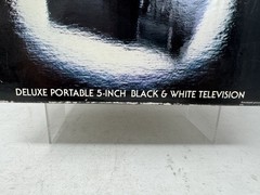 Bentley Deluxe Portable 5-Inch Black & White Television Model 100C New Open Box