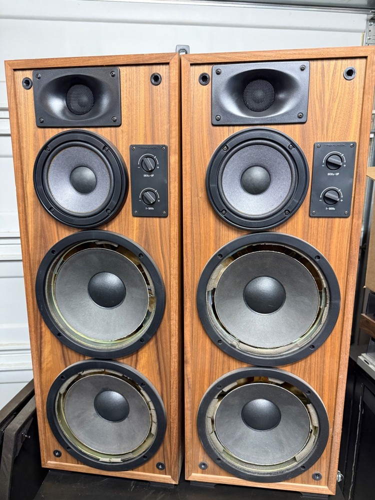 Vintage Realistic Optimus T-200 Speakers Tested And Working Need Refoaming Rare