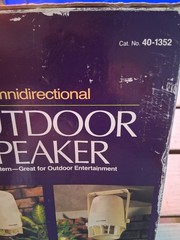 This image features a vintage set of RadioShack Omnidirectional Outdoor…