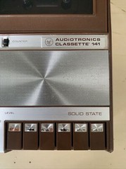 Audiotronics Classette 141 Solid State Japan Vintage Brown Working