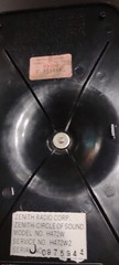 Vintage Zenith Circle of Sound AM/FM Clock Radio (K472W) – Working Radio, 1970s
