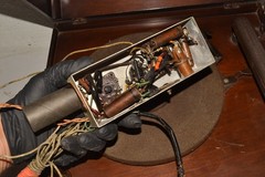 1930s Antique Firestone Air Chief Wood Case Tube Amp Record Player PARTS/REPAIR