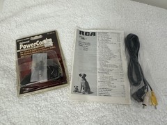 Vintage RCA CC507 Full-Size VHS Camcorder w/ Accessories – 1990s Retro Video