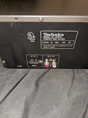 Vintage Technics SA-GX690 Stereo Receiver W/ Matching Sl-pd687 5 Disc Cd Changer
