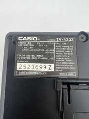 Casio TV-430/TV430Z Portable TV With 2″ Color LCD Screen Analog TV Vintage