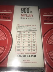 realistic recording tape 900 feet 5 Inch Reel +supertape 4pc Mix Lot