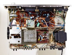 SANSUI 210 WORKS! 1970’s AM/FM Receiver SILVER FACE Japan Excellent Condition
