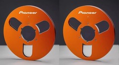 One Pair 10.5” blue Pioneer Tape reel High Quality Aluminum Take Up Reel