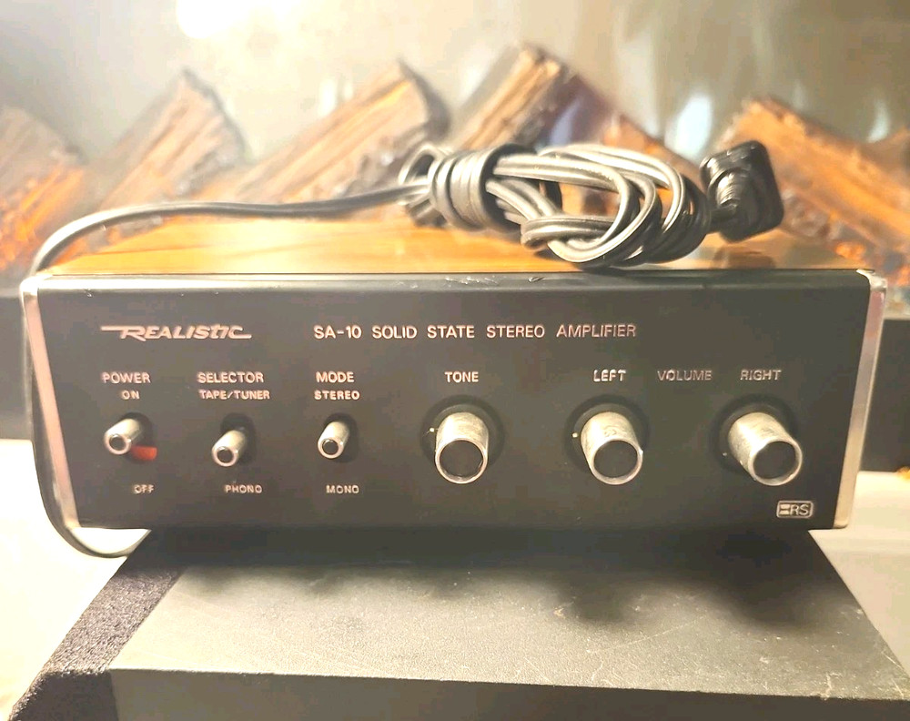 Realistic SA-10 Stereo Amplifier Model 31-1982B Retro Stereo Equipment Tested