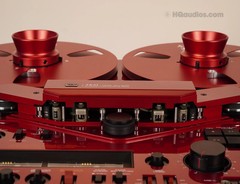 Aluminum NAB Hub Adapter Red Single Unit for Reel-to-Reel Deck –1-Year Warranty