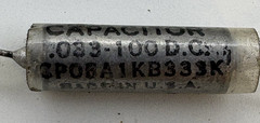 Lot of 20 Sprague Vitamin Q .033uF 100V PIO Capacitors CP05A1KB333K NOS?