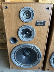 **USA MADE** Vintage Technics SB-CR77 3-Way Floor Speakers Pair 200W 8ohm