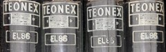 EL86/6CW5 NIB NOS Factory Date Matched Quad Teonex Valves England Boxes Tubes