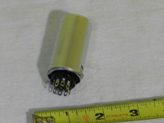 9 Pin Bakelite Preamp Vacuum Tube Socket W/Aluminum Shield