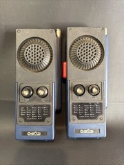 2 Vintage Concept 2000 MORSE CODE Walkie Talkie Model 603 Working No Batt Cover