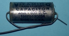 Sprague Vitamin Q .068 uF 600 Vdc Audio Guitar Amplifier Paper/Oil NOS Capacitor