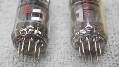 ECC83 ECC83M GUITAR PREAMP TUBES PAIR SQUARE GETTER STRONG BALANCED EXCELLENT