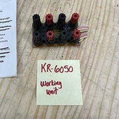 Kenwood KR-6050 Receiver Parts – Speaker Output Connectors
