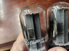 5U4GB 5AS4A Vacuum Tubes (2) N.O.S. Matched GE