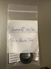 PIONEER RT-707 RT-701 REEL to REEL PINCH ROLLER TIRE NEW with Instructions