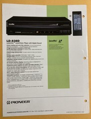 Vintage 1986 Pioneer Products Preview Sales Advertising BROCHURE w/Specs. Japan