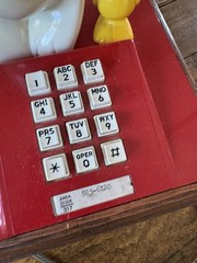 Vintage 1976 ATC Snoopy Woodstock Telephone Tested Working Peanuts Character
