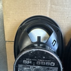 PIONEER ELECTRONIC CORP. Coaxial Four Way Speakers 2x SP-6980 250W 50 W NOM 580g