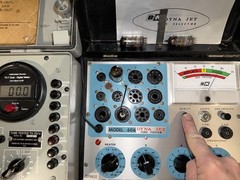 (1) Amperex By Mullard Blackburn LOW NOISE 12AX7 7025 E83CC Tube W/Matched Codes