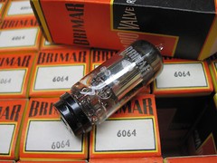NOS 6064 (CV4014 EF91 6AM6) Vacuum Tubes – BRIMAR – ENGLAND – 1960’s
