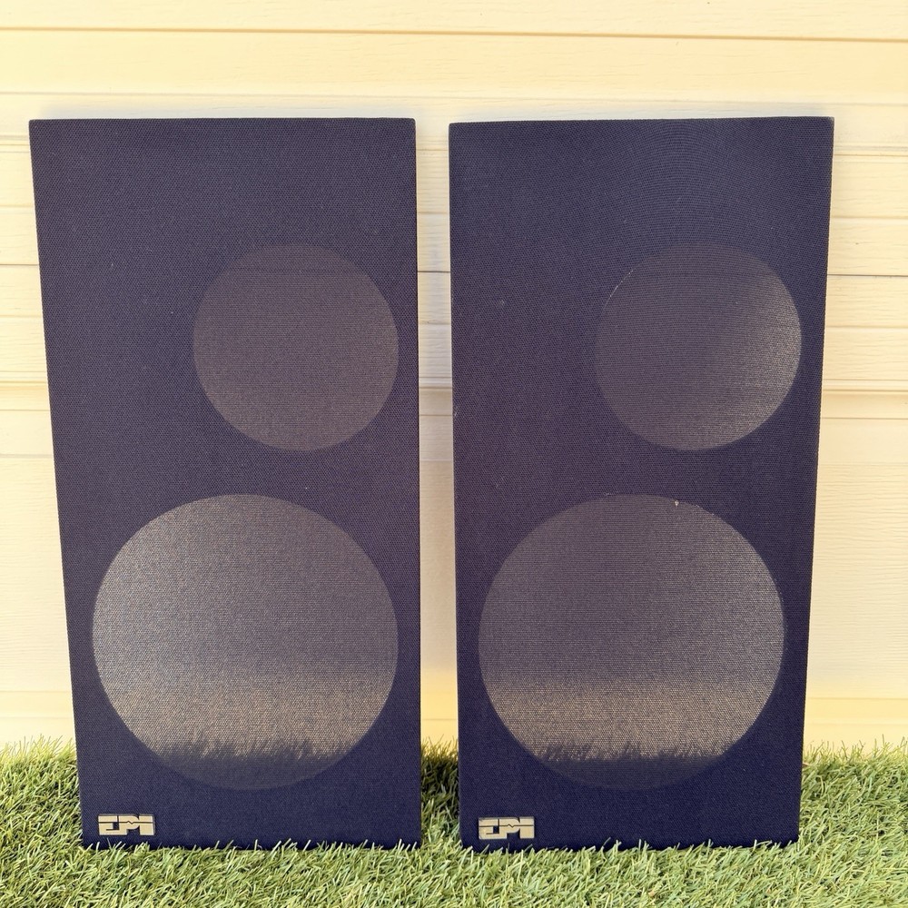 Pair Of Vintage EPI (Epicure) Model 100V, Speakers Grills Covers Only, W/Logo