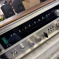 1970s Luxman BIC LUX 71/2R Receiver monster Stereo Audiophile w/ Wood Cabinet