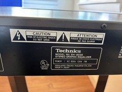 Technics Turntable And Equalizer